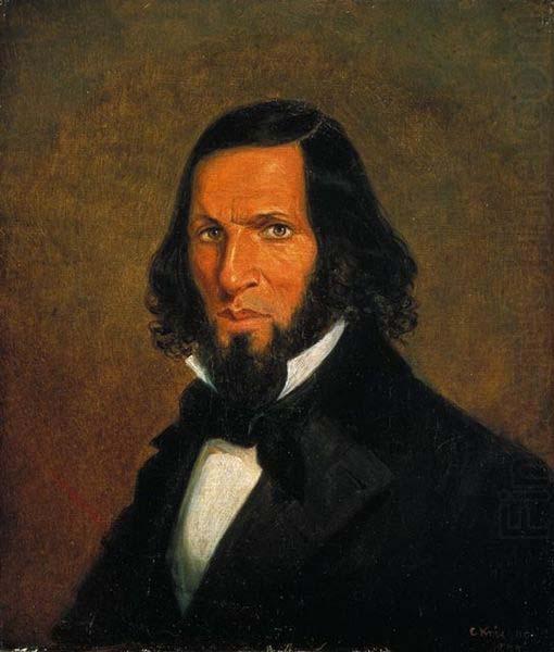 Self-portrait by Cornelius Krieghoff,, Cornelius Krieghoff